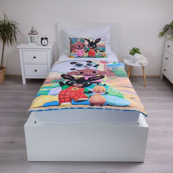 Pamučna dječja posteljina za dječji krevetić 100x135 cm Bing Bunny "Tower" – Jerry Fabrics