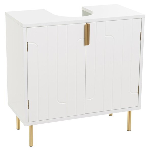 Bijeli ormarić za ispod umivaonika 60x60 cm – Casa Selección