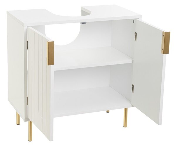 Bijeli ormarić za ispod umivaonika 60x60 cm – Casa Selección