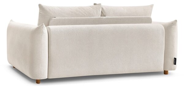 Krem sklopiva sofa 214 cm Ernest – Bobochic Paris
