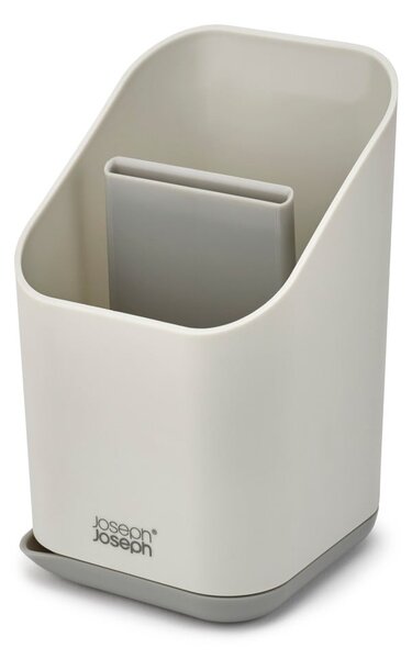 Svijetlo sivi plastičan ocjeđivač za posuđe za pribor 12x11 cm Duo – Joseph Joseph