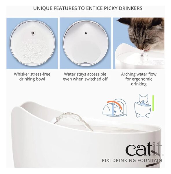 Pojilica za mačke ø 22 cm Catit Pixi - Plaček Pet Products
