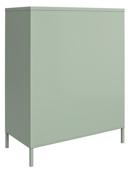 Zeleni metalni ormarić 40x102x80 cm Mission District – Støraa