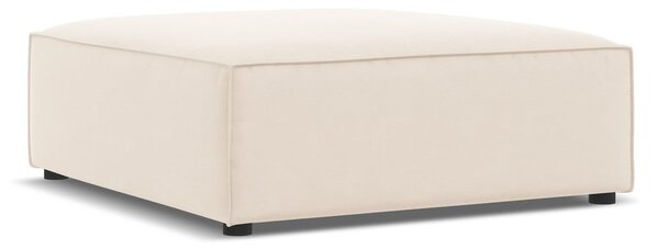 Bež baršunast tabure Jodie – Micadoni Home