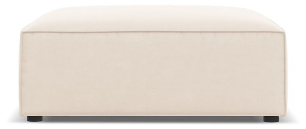 Bež baršunast tabure Jodie – Micadoni Home