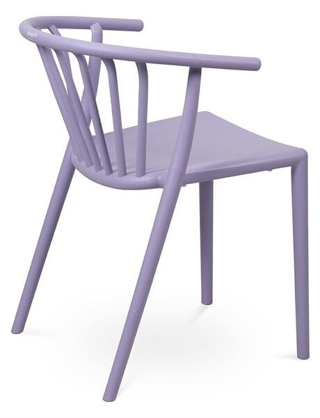 Plastična vrtna stolica u boji lavande Capri – Bonami Essentials