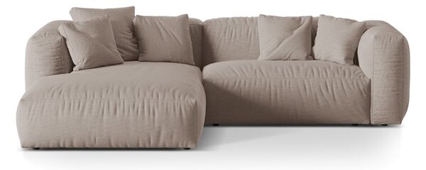 Bež kutna garnitura (s lijevim kutom) Martina – Micadoni Home