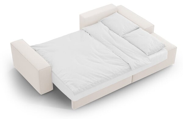 Bež sklopiva kutna garnitura (s desnim kutom) Jodie – Micadoni Home