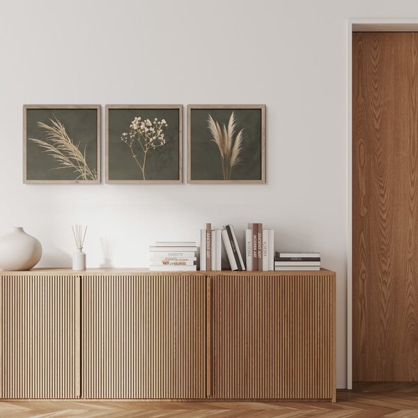 Slike u setu 3 kom 30x30 cm Pampas – Styler