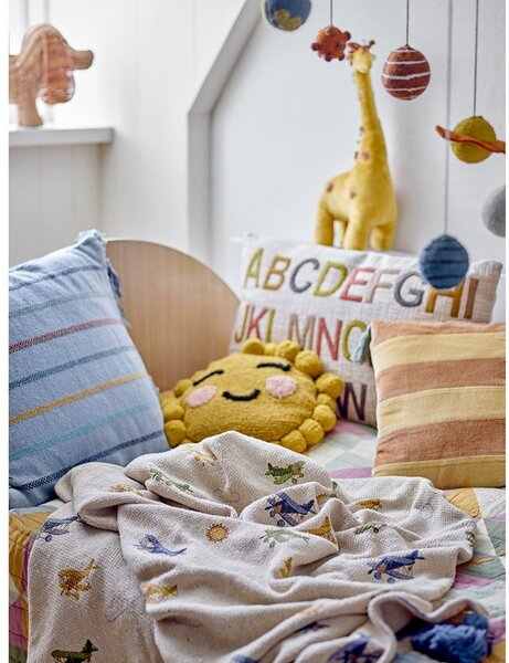 Krem deka za bebe 130x160 cm Plane – Bloomingville Mini
