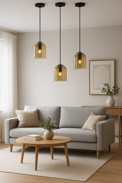 Viseća lampa APP1704-1PC Amber