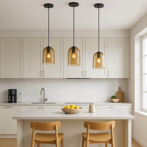 Viseća lampa APP1704-1PC Amber