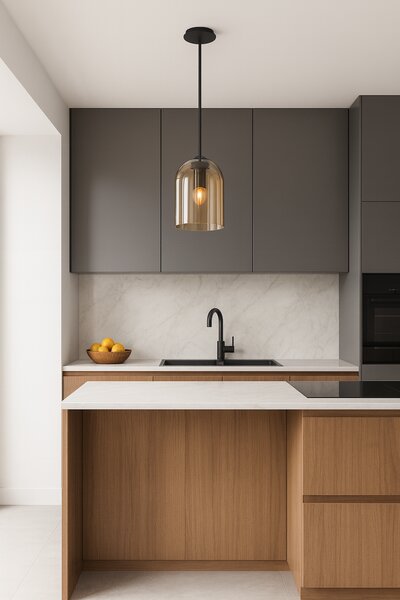 Viseća lampa APP1704-1PC Amber