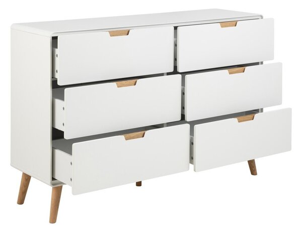 Bijela komoda 135x90x40 cm Lowell – Actona