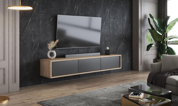 TV stolić Fiora 38 (hrast uljani + antracit)