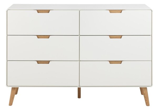 Bijela komoda 135x90x40 cm Lowell – Actona