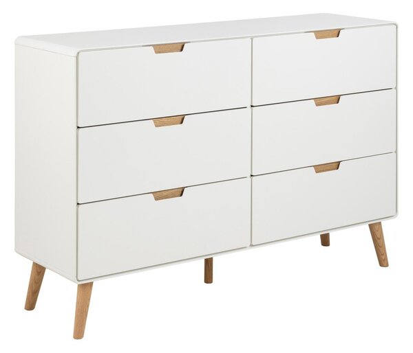 Bijela komoda 135x90x40 cm Lowell – Actona