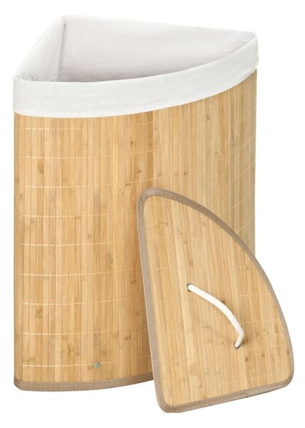 Bambusova košara za rublje u prirodnoj boji 40 l Bamboo – Compactor