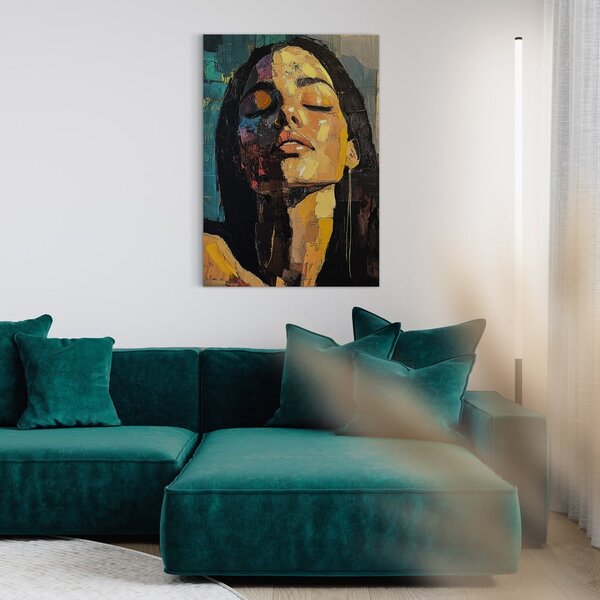 Slika s ručno oslikanim elementima 70x100 cm Vivian – Styler