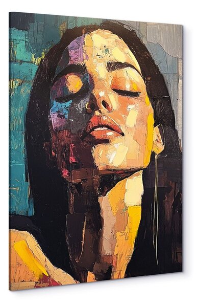 Slika s ručno oslikanim elementima 70x100 cm Vivian – Styler