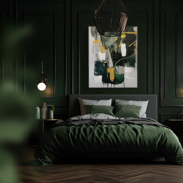 Slika s ručno oslikanim elementima 70x100 cm For – Styler