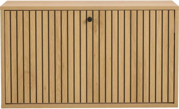 Preklopni ormarić za cipele u dekoru hrasta u prirodnoj boji 72x43x17 cm Albany – Actona