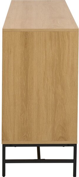 Komoda u dekoru hrasta u prirodnoj boji 158x80x40 cm Albany – Actona