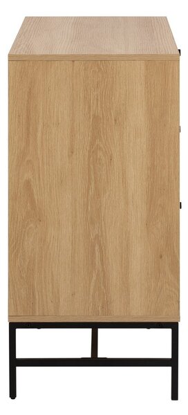 Komoda u dekoru hrasta u prirodnoj boji 81x80x40 cm Albany – Actona