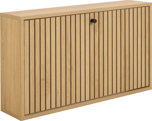 Preklopni ormarić za cipele u dekoru hrasta u prirodnoj boji 72x43x17 cm Albany – Actona