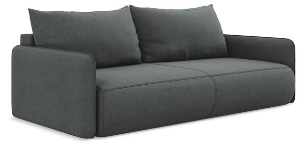 Siva sklopiva/s prostorom za odlaganje sofa 216 cm Nanea – Makamii