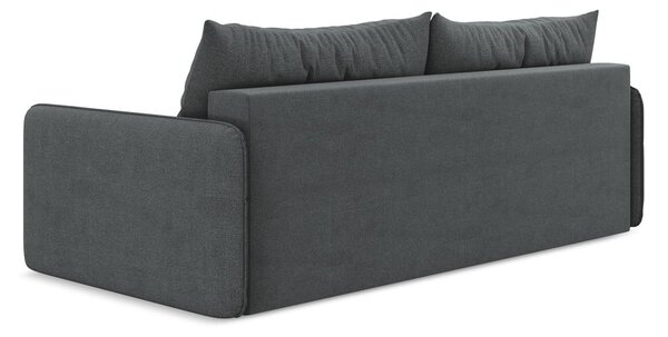 Siva sklopiva/s prostorom za odlaganje sofa 216 cm Nanea – Makamii