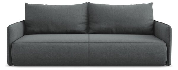 Siva sklopiva/s prostorom za odlaganje sofa 216 cm Nanea – Makamii