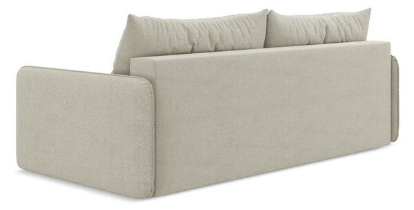 Krem sklopiva/s prostorom za odlaganje sofa 216 cm Nanea – Makamii
