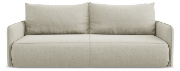 Krem sklopiva/s prostorom za odlaganje sofa 216 cm Nanea – Makamii