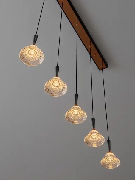 PALUZ VISILICA LED/3000K/30W/1558Lm/CRNA & ROSE GOLD NL9186964