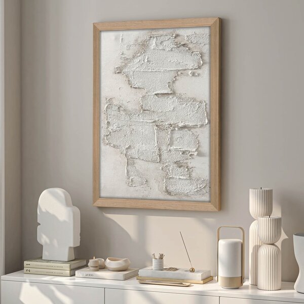 Ručno oslikana slika 32,5x42,5 cm White rock – Malerifabrikken