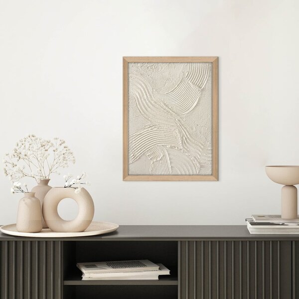 Ručno oslikana slika 32,5x42,5 cm Sand shadows – Malerifabrikken