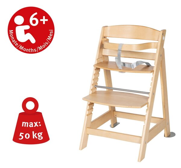 Svijetlo zelena/u prirodnoj boji dječja blagovaonska stolica Style Born Up 2in1 – Roba