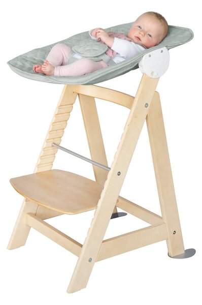 Svijetlo zelena/u prirodnoj boji dječja blagovaonska stolica Style Born Up 2in1 – Roba