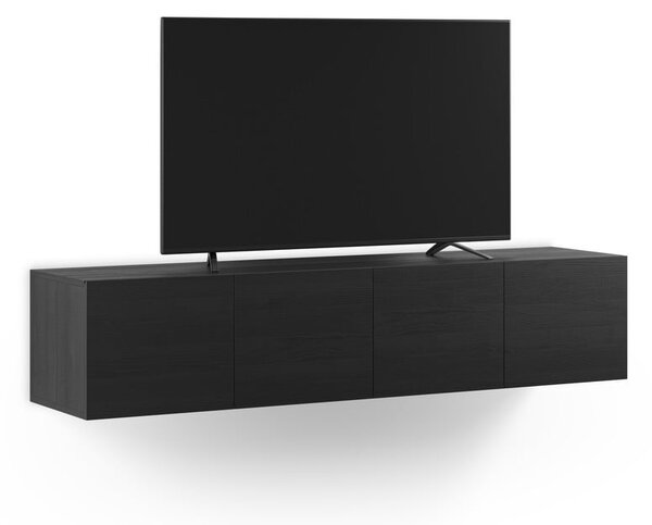 Crna TV komoda 180x38x35 cm Daroca – Marckeric