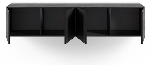 Crna TV komoda 180x38x35 cm Daroca – Marckeric