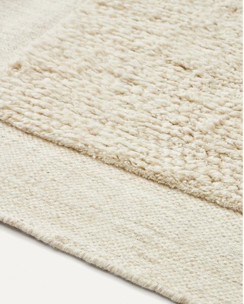 Bijeli vunen tepih 200x300 cm Marely – Kave Home