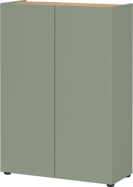 Kadulja zeleni ormarić u dekoru hrasta 74x105x33 cm Alviano – Germania