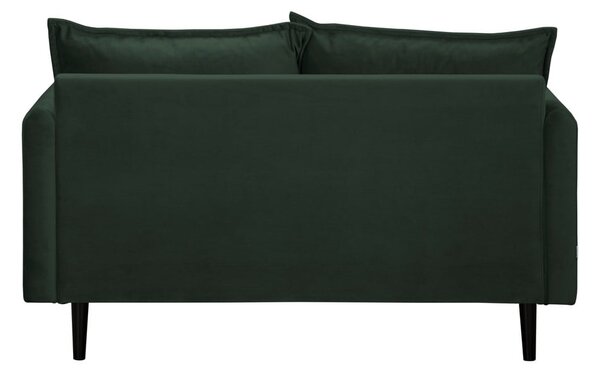 Tamno zelena baršunasta sofa 138 cm Juli – Ropez