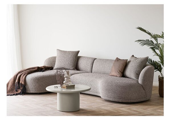 Krem okrugao stolić za kavu ø 80 cm Nagano – House Nordic