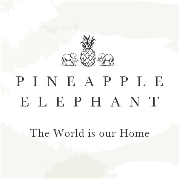 Plave zavjese u setu 2 kom 117x137 cm Suri Geo – Pineapple Elephant