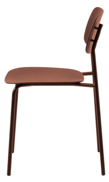 Blagovaonske stolice u setu 2 kom boja terakote Kirkland – Unique Furniture