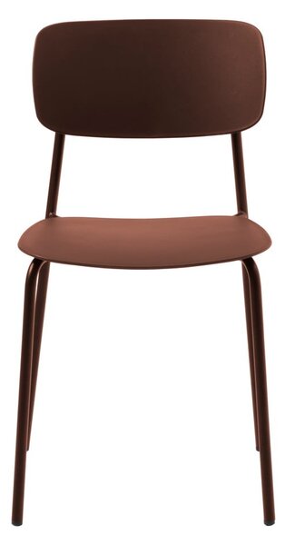 Blagovaonske stolice u setu 2 kom boja terakote Kirkland – Unique Furniture