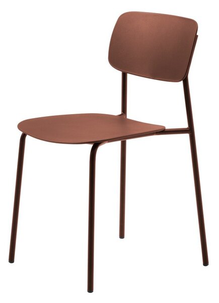 Blagovaonske stolice u setu 2 kom boja terakote Kirkland – Unique Furniture
