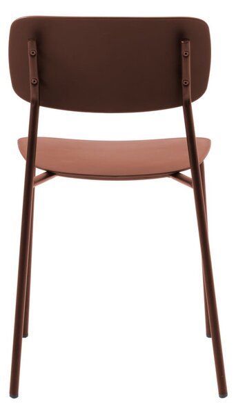 Blagovaonske stolice u setu 2 kom boja terakote Kirkland – Unique Furniture